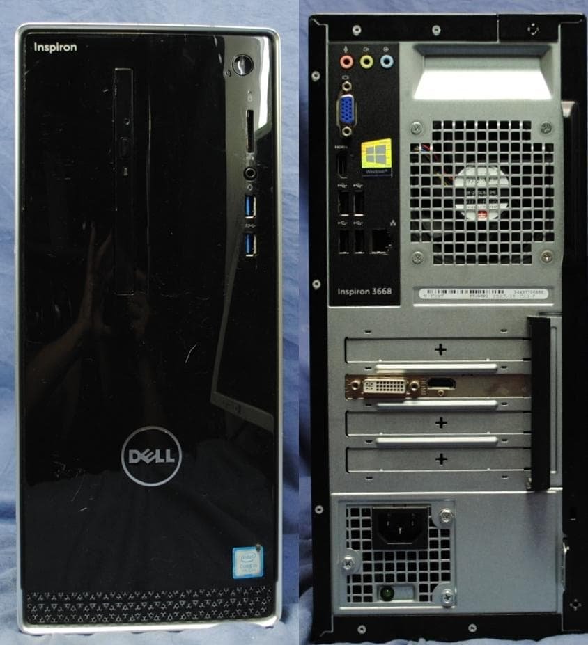 Inspiron 3668 i5-7400 SSD+HDD 無線 Office