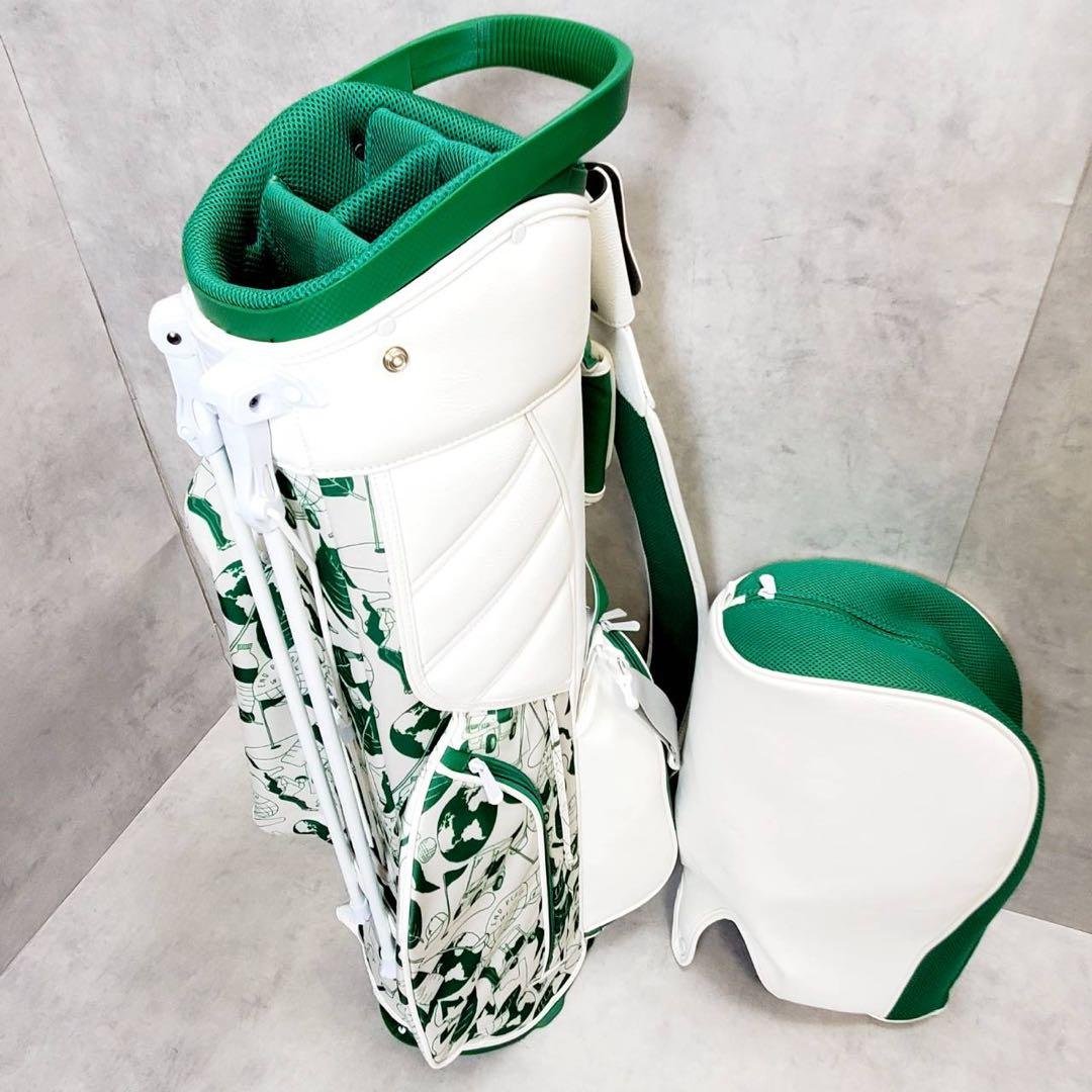 アディダス PLAY GREEN グラフィック スタンド式 キャディバッグ