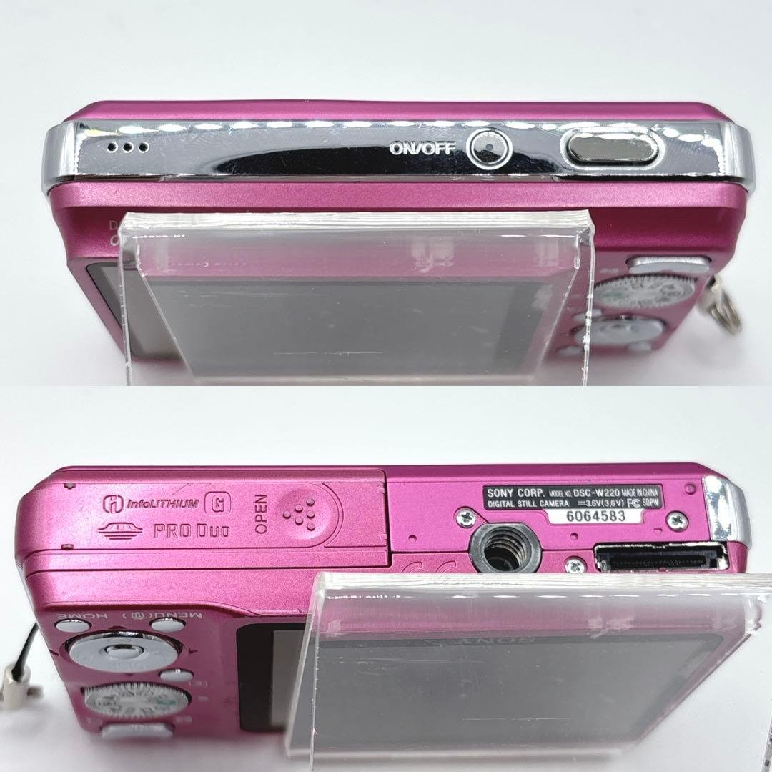 Sony Cyber-shot DSC-W220　ピンク デジカメ コンデジ