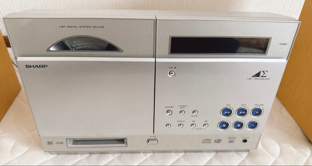 動作確認済⭐︎SHARP 1 ビットデジタルシステム　Auvi SD-CX8-S