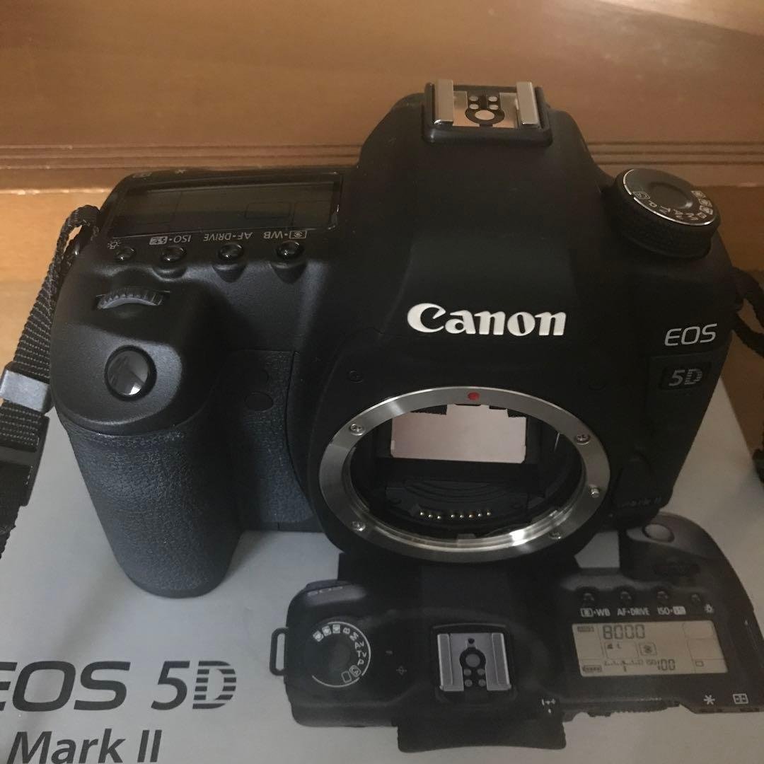 美品 canon EOS 5D Mark Ⅱ ボディ バッテリーなどセット