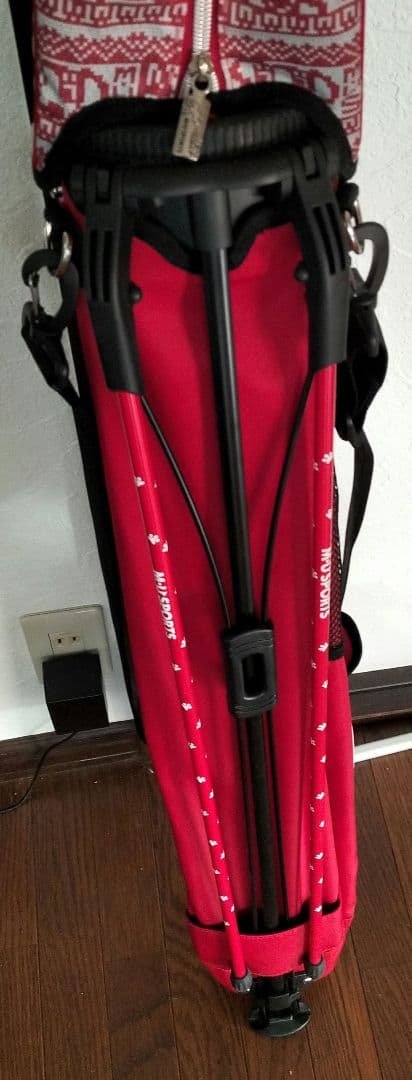 未使用ネームタグ頭カバー付きMUスポーツゴルフバッグ・キャディバッグ