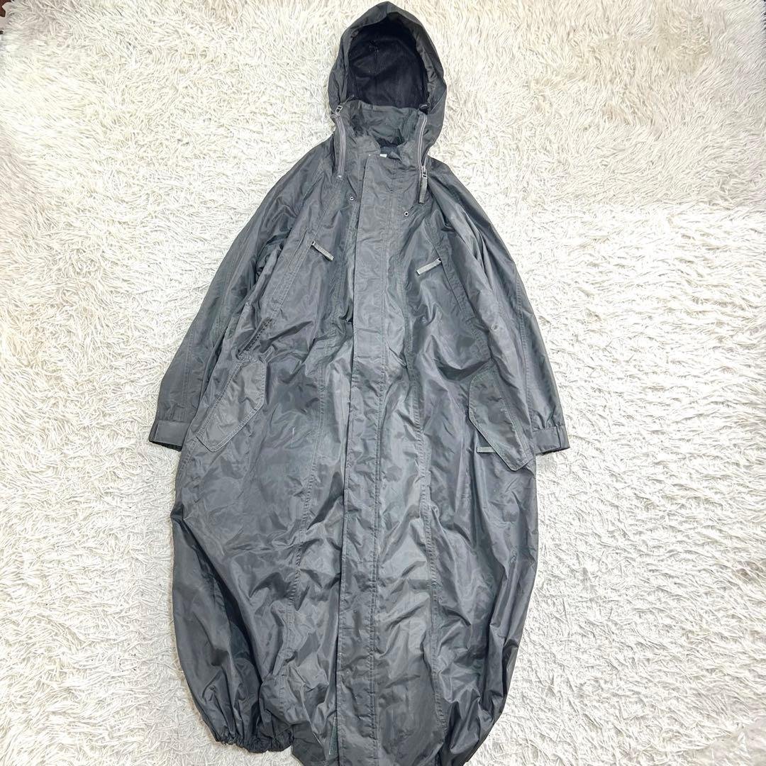 14372✨ISSEY MIYAKE パラシュートコート ナイロン フード収納