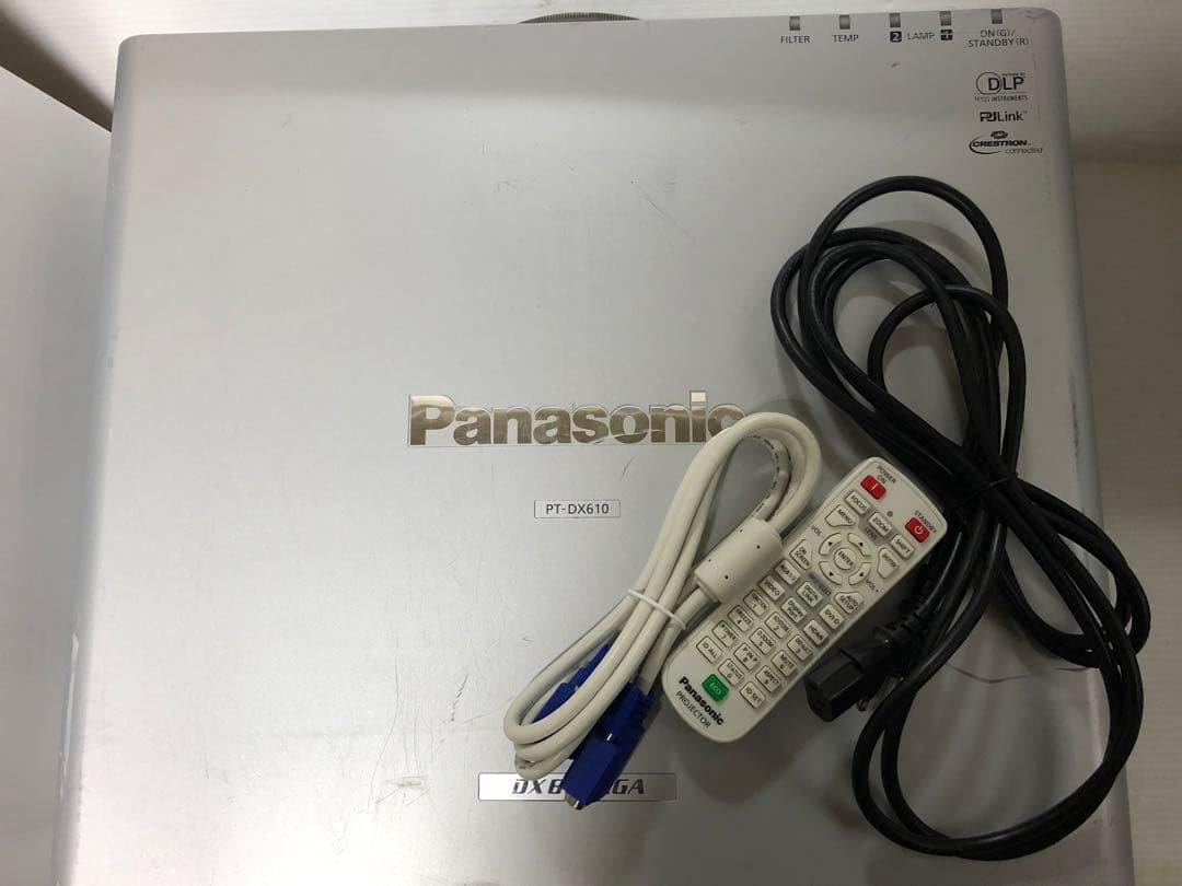 Panasonic PT-DX610S ★6500ルーメンランプ使用各551時間