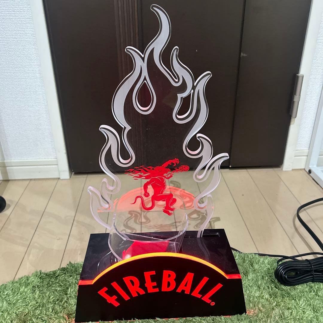 FIRE BALLレッドブル 卓上 LEDサイン 看板 ディスプレイライト