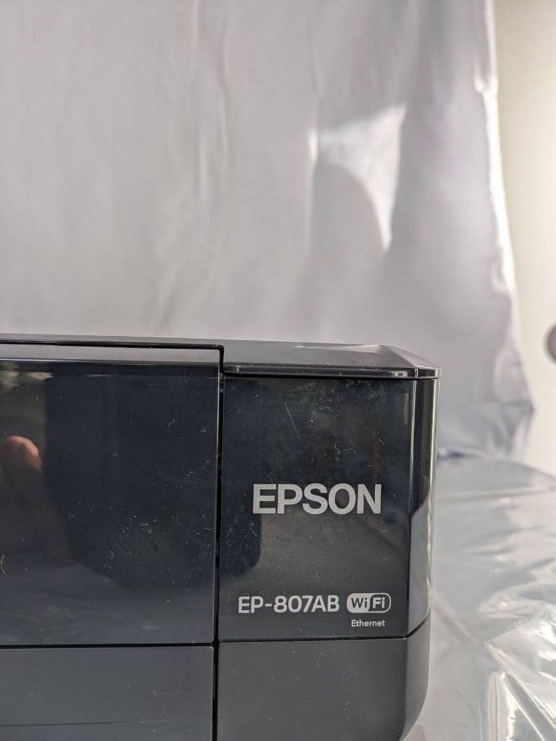美品　エプソン インクジェットプリンター 複合機 EP-807AB 純正インク