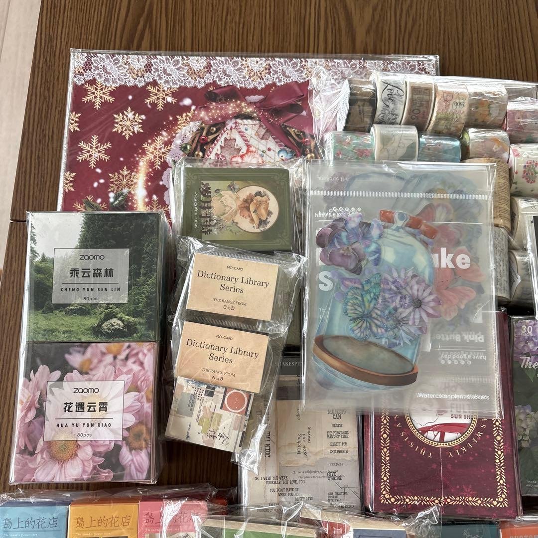 【新品中古】コラージュ　素材　紙もの　まとめ売り