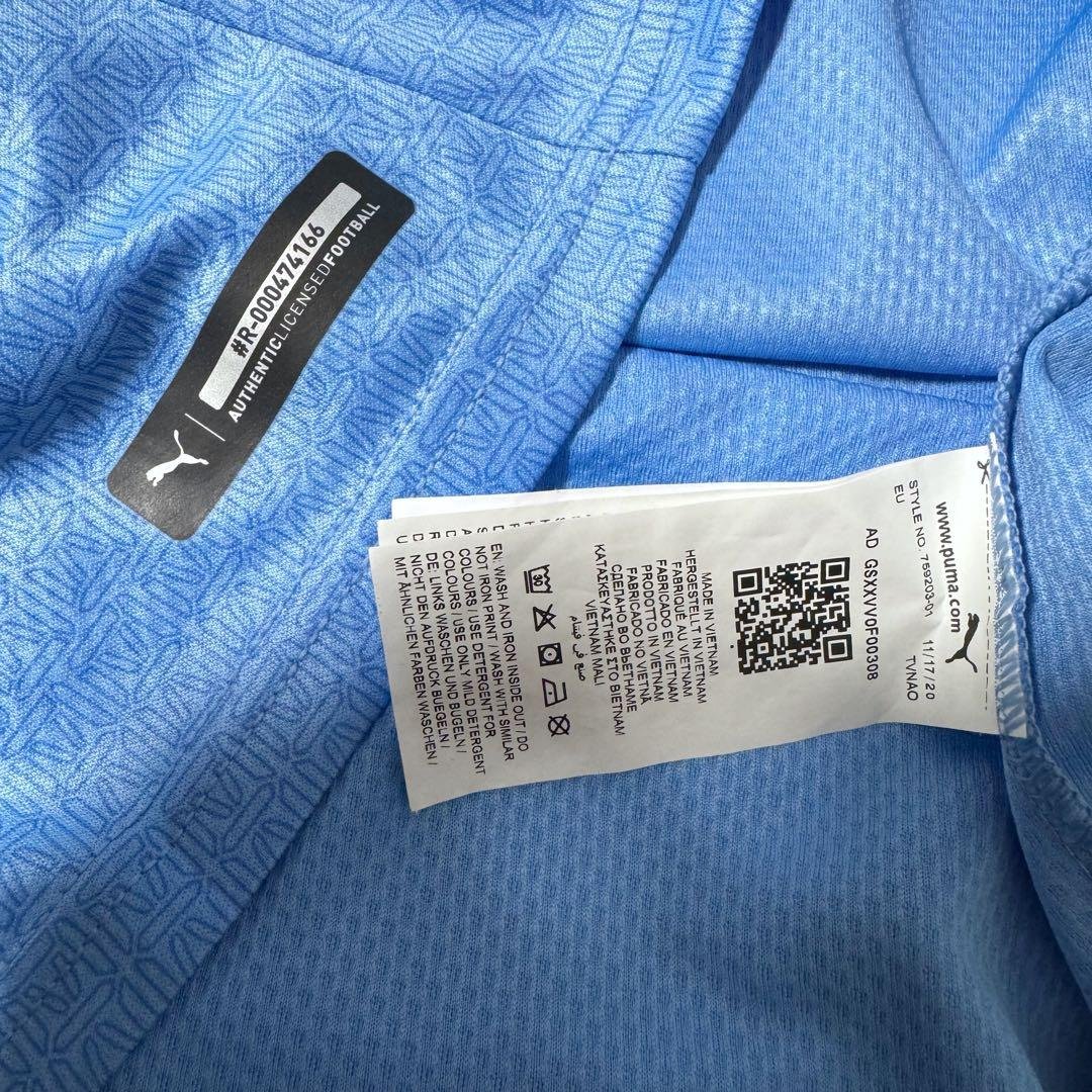 PUMA プーマ マンチェスターシティ 21/22 ユニフォーム 長袖 レプリカ