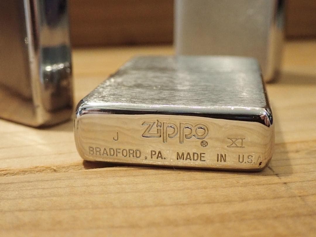 Zippoライター メタルシルバー オイルライター 5点まとめて
