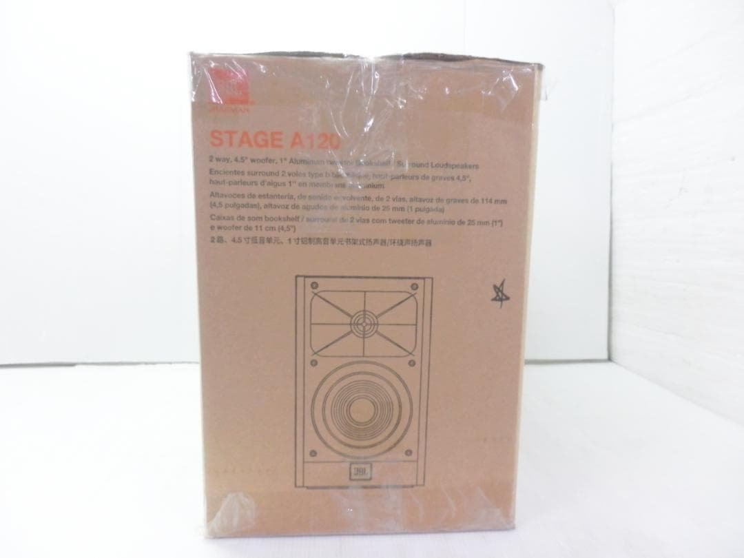 JBL ウーファー搭載 ブックシェルフ型スピーカー STAGE A120