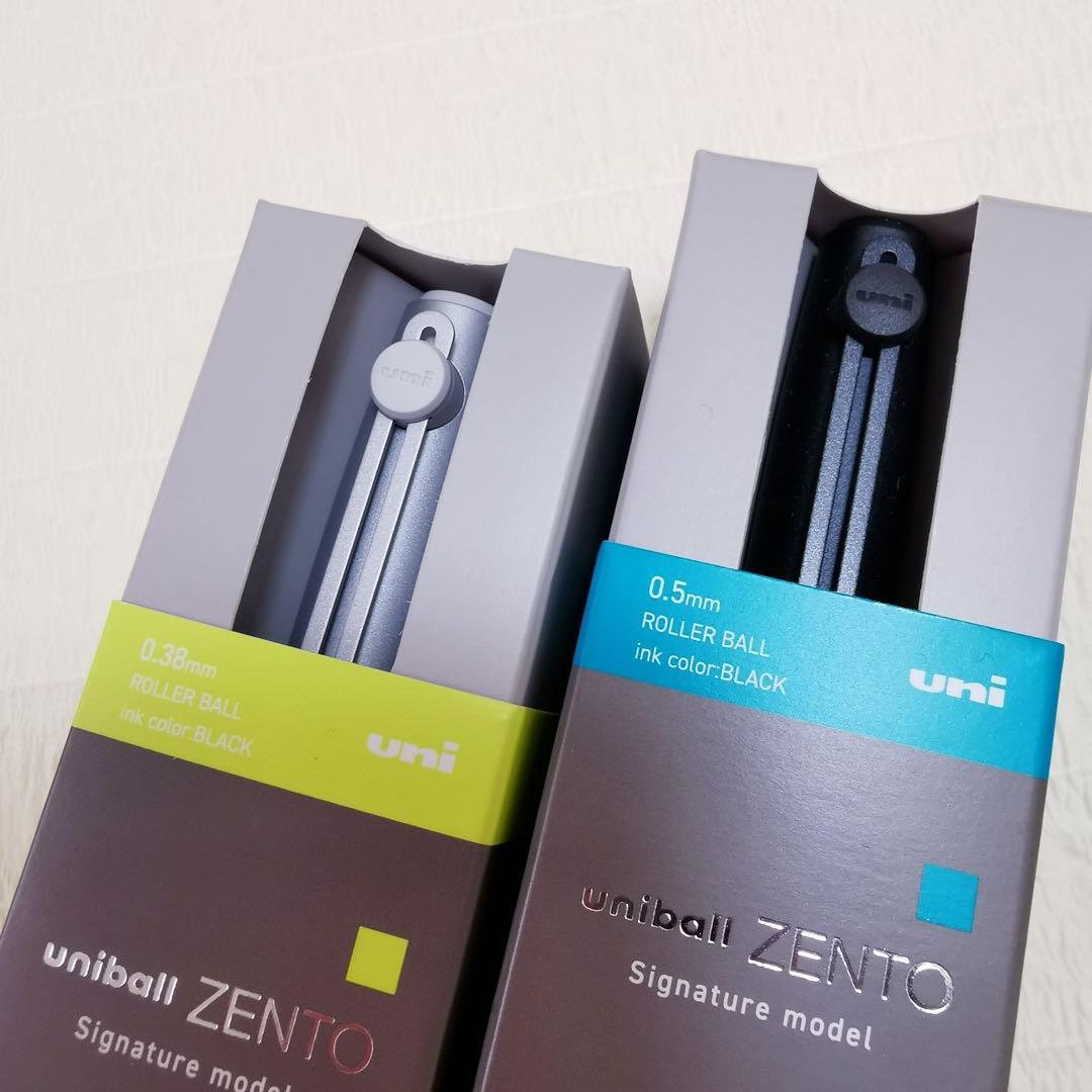 ✨ユニボールZENTO シグニチャーモデル0.38 & 0.5mm 2本セット✨
