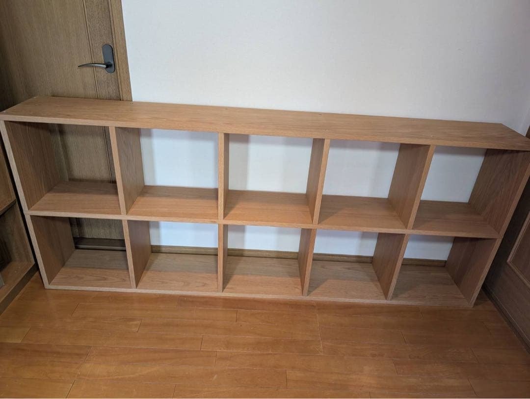 ■送料込■無印良品 スタッキングシェルフ 木製家具 棚 オーク材 収納 MUJI